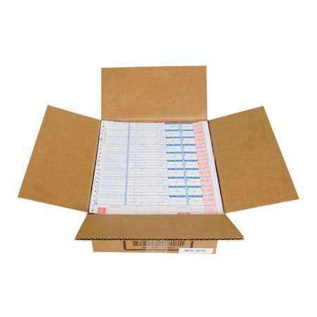 National Checking 10.25"x11" 4 Part Carbonless White 10 Orders Pizza Order Form, PK3000 PICO1-SP